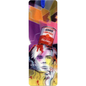 ANDY WARHOL - CAMPBELL'S SOUP -  3D Lenticular Bookmark - NEW