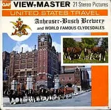 Anheuser-Busch Brewery , St. Louis Missouri - View-Master 3 Reel Packet - 1970s views - vintage - (ECO-A460-G5A) 3Dstereo 