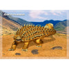 Ankylosaurus - Dinosaur - 3D Action Lenticular Postcard Greeting Card - NEW Postcard 3dstereo 