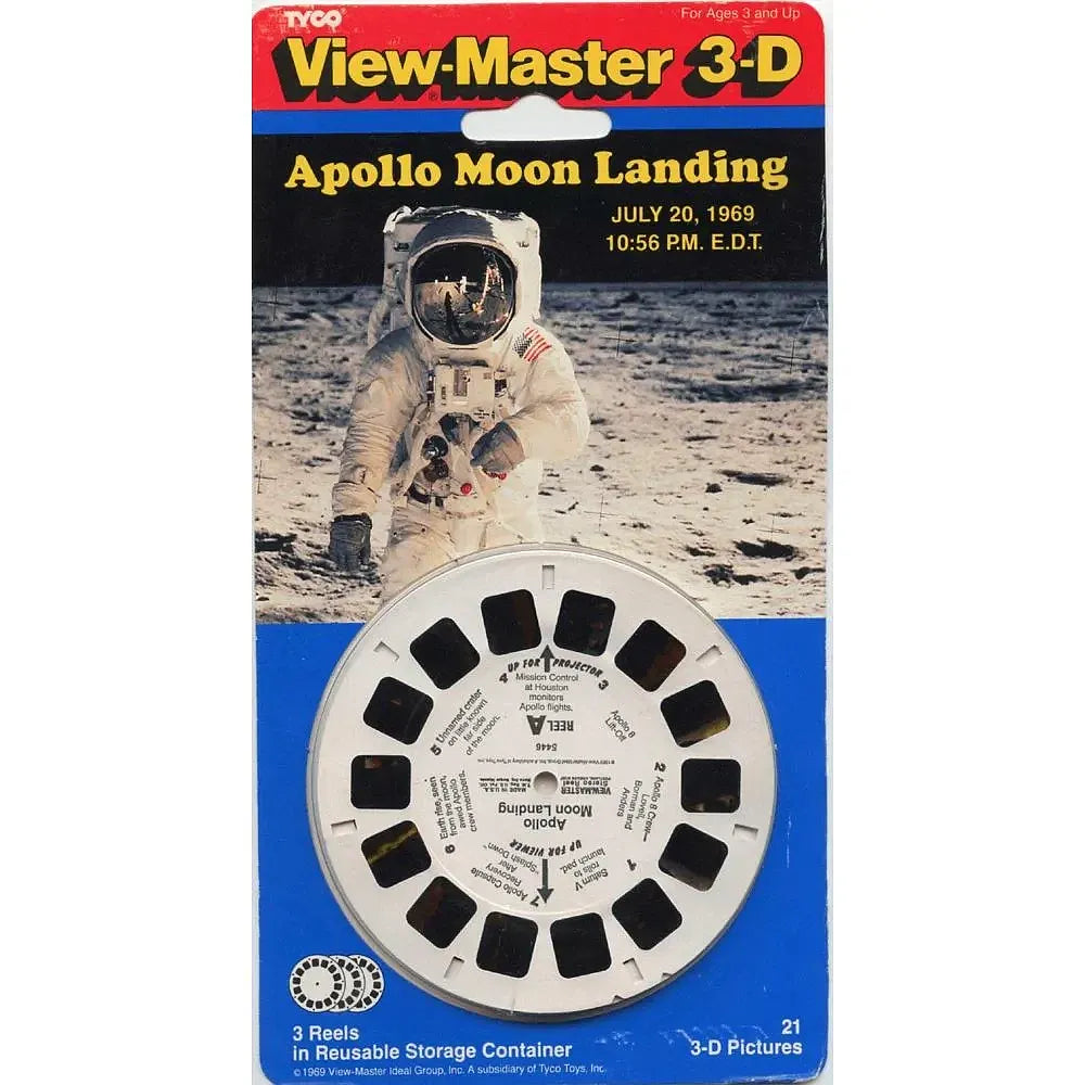 Apollo Moon Landing - View-Master - 3 Reels on Card –