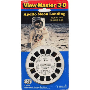 Apollo Moon Landing - View-Master - 3 Reels on Card VBP 3dstereo 