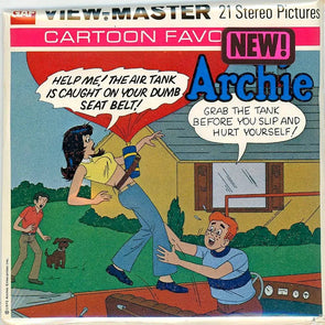 Archie - View-Master 3 Reel Packet - 1970s views - Vintage - (PKT-B574-G5Amint)