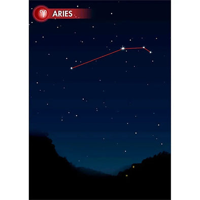 ARIES - Zodiac Sign - 3D Action Lenticular Postcard Greeting Card - NEW Postcard 3dstereo 
