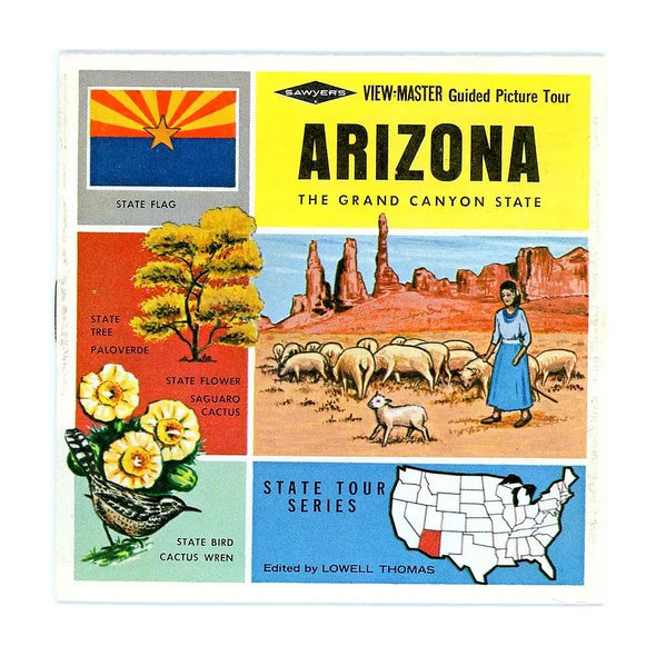 Arizona - View-Master 3 Reel Packet - 1960s Views - Vintage - (ECO-A360-S6) 3dstereo 