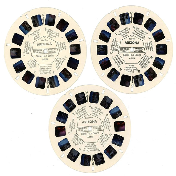 Arizona - View-Master 3 Reel Packet - 1960s Views - Vintage - (PKT-A360-S6A) Packet 3Dstereo 