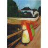 ART- Edvard Munch - 3D Lenticular Postcards - NEW Postcard 3dstereo 