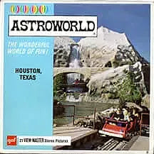 Astroworld - Houston, TX - View-Master 3 Reel Packet - 1970s views - vintage - (PKT-A422-G1B) Packet 3Dstereo 
