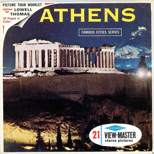 Athens - Vintage-Master 3 Reel Packet - 1960s Views - Vintage - (PKT-B206-S6A) Packet 3dstereo 