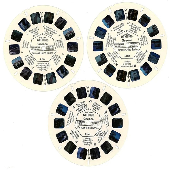 Athens - Vintage-Master 3 Reel Packet - 1960s Views - Vintage - (PKT-B206-S6A) Packet 3dstereo 