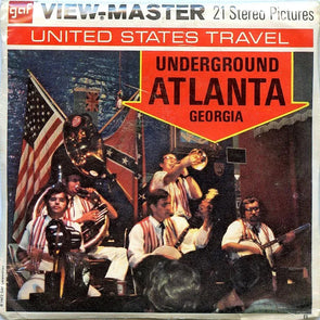 Atlanta (Underground) Georgia - View-Master - 3 Reel Packet - 1970s views - Vintage - (PKT-A922-G3Bm) Packet 3Dstereo 