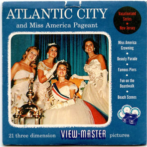 Atlantic City - View-Master - 3 Reel Packet - 1950s views - Vintage - (ECO-ATLA-S3mint) Packet 3dstereo 