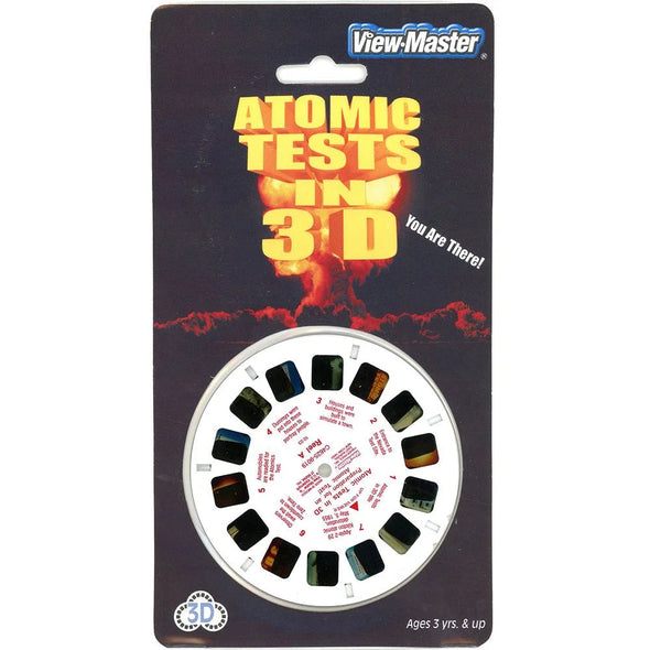 Atomic Tests in 3D - View-Master 3 Reel Set on Card - (zur Kleinsmiede) - (4625)