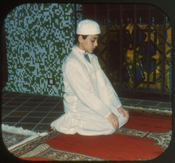 8 ANDREW - Teaching Prayers - View-Master 3 Reel Set - Arabic language - vintage - (D237) Reels 3dstereo 