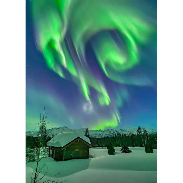Aurora Borealis #13 - 3D Lenticular Postcard Greeting Card - NEW Postcard 3dstereo 