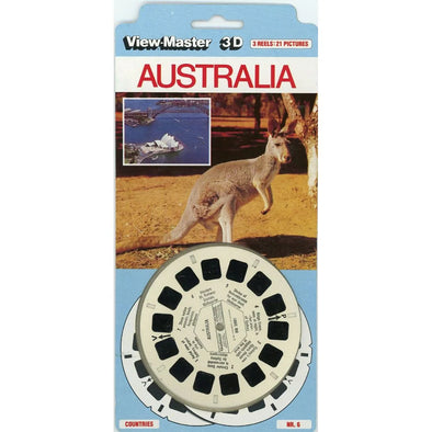 Australia - View-Master 3 Reel Set on Card - (zur Kleinsmiede) - (BB288-123-EM) - NEW VBP 3dstereo 