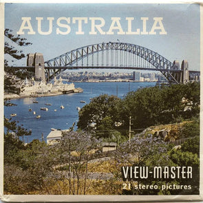 Australia - Vintage - View-Master - 3 Reel Packet - 1960s views Packet 3dstereo 