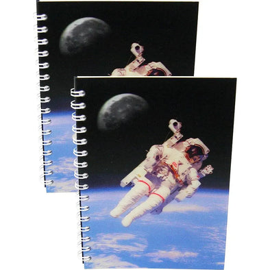 BACKPACKING - Two (2) Notebooks with 3D Lenticular Covers - Graph Lined Pages - NEW Notebook 3Dstereo.com 