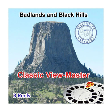Badlands and Black Hills - Vintage Classic View-Master - 1950s views