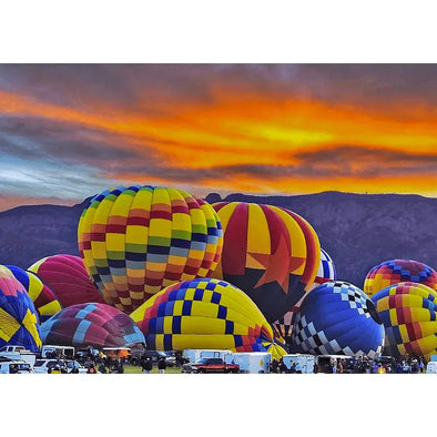 Balloon Dawn Inflation - 3D Lenticular Postcard Greeting Card - NEW Postcard 3dstereo 