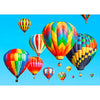 Balloon morning ascension - 3D Action Lenticular Postcard Greeting Card - NEW Postcard 3dstereo 