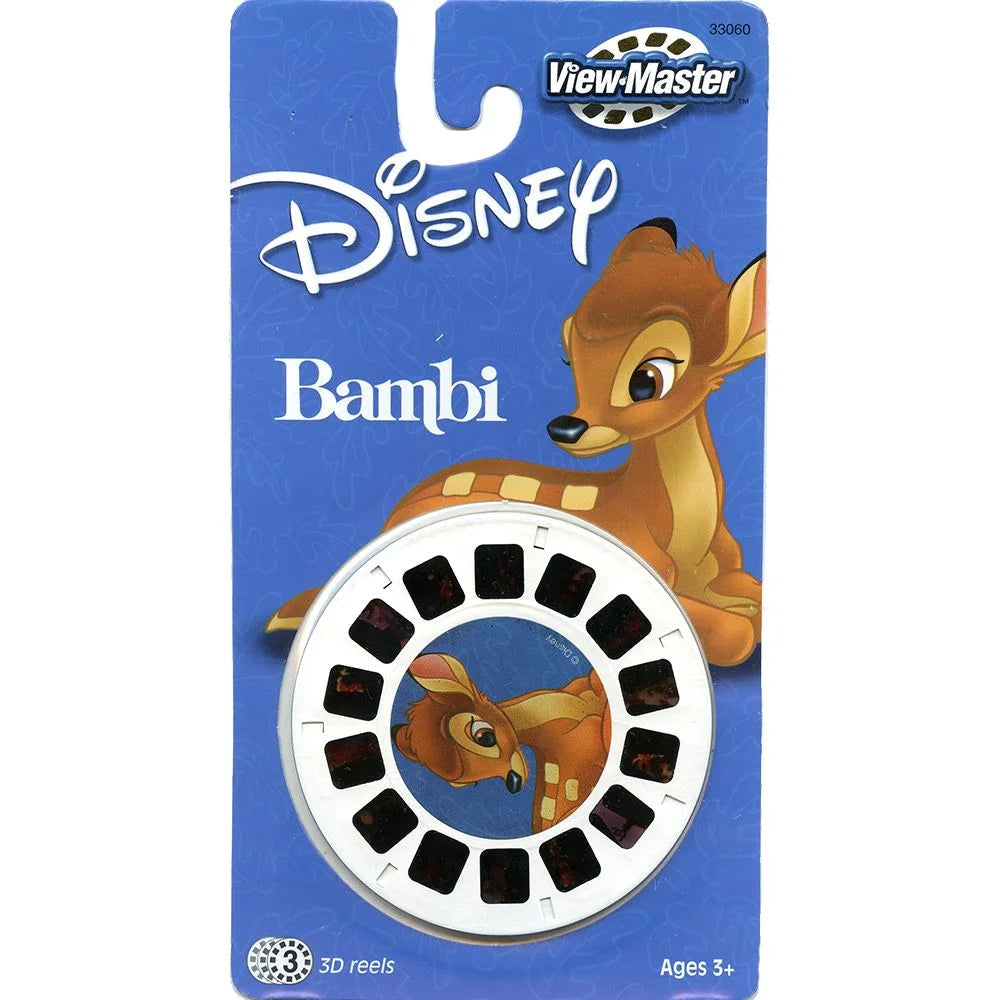 Bambi - View-Master 3 Reel Set on Card - NEW - (VBP-3060
