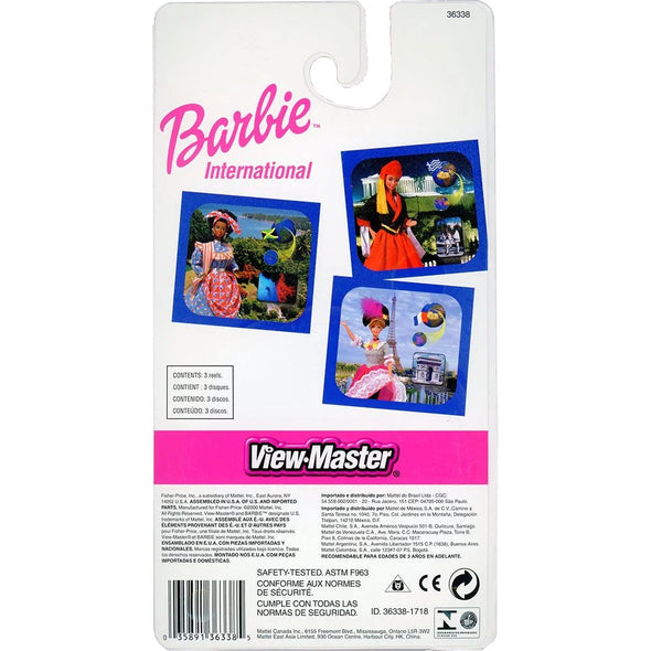 Barbie - International Dolls of the World - View-Master 3 Reel Set on Card - NEW - (1718) VBP 3dstereo 