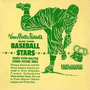 Baseball Stars - Vintage Classic View-Master CREL 3dstereo 