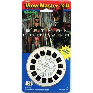 Batman Forever - View-Master 3 Reel Set on Card - NEW - (VBP-4160) VBP 3dstereo 