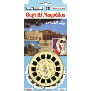 Bayt Al Muqaddas - Jerusalem - View-Master 3 Reel Set on Card - (zur Kleinsmiede) - (C827-EM) - NEW VBP 3dstereo 