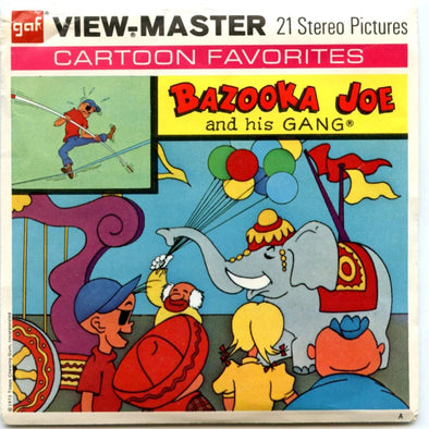 Bazooka Joe and His Gang - View-Master 3 Reel Packet - vintage - (PKT- B563-G3A) Packet 3dstereo 