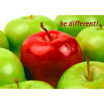 Be Different! - 3D Lenticular Postcard Greeting Card- NEW Postcard 3dstereo 