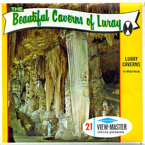 Beautiful Caverns of Luray - View-Master 3 Reel Packet - 1960s views - vintage - (PKT-A829-S6B) Packet 3dstereo 