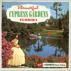 Beautiful Cypress Gardens - View-Master 3 Reel Packet - 1970s - vintage - (PKT-A961-G1A) 3Dstereo 