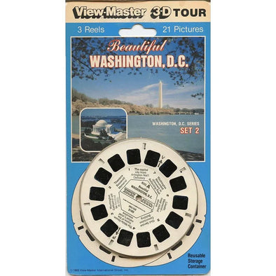 Beautiful Washington, D.C. Set 2- View-Master - 3 Reels Set on Card - –