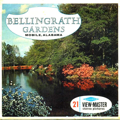 Bellingrath Gardens- Mobile, Alabama - View-Master 3 Reel Packet - 1960s views - vintage (PKT-A930-S6) Packet 3dstereo 