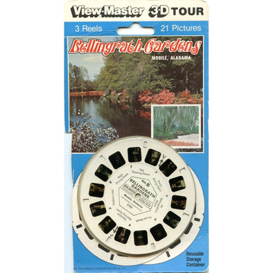 Bellingrath Gardens - View-Master 3 Reel Set on Card - (VBP-5193) VBP 3dstereo 