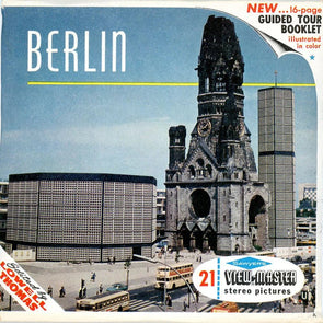 Berlin - View-Master 3 Reel Packet - 1960s Views - Vintage - (PKT-B192-S6A) Packet 3dstereo 