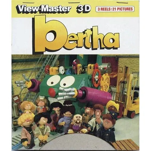 Bertha - View-Master 3 Reel Set on Card - 1985 - vintage - (D259) –