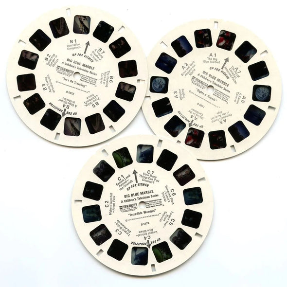 Big Blue Marble - View-Master 3 Reel Packet - 1970s views - (ECO-B587-G5A)