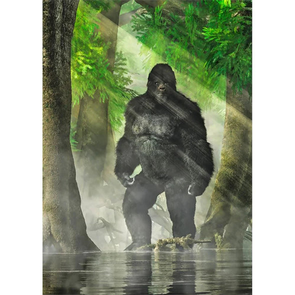 Bigfoot - Lenticular 3D Postcard Greeting Cardd - NEW Postcard 3dstereo 