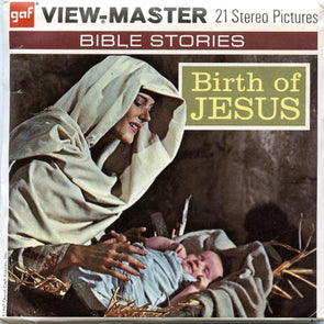 Birth of Jesus - View-Master 3 Reel Packet - 1970s - Vintage - (ECO-B875-G3A-a) Packet 3Dstereo 