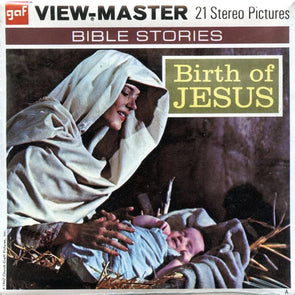 Birth of Jesus - View-Master 3 Reel Packet - 1970s - Vintage - (PKT-B875-G3Amint) Packet 3dstereo 