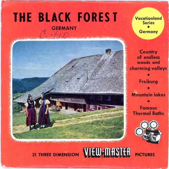 Black Forest - Germany - Vintage Classic View-Master(R) 3 Reel Packet - 1950s views Packet 3dstereo 