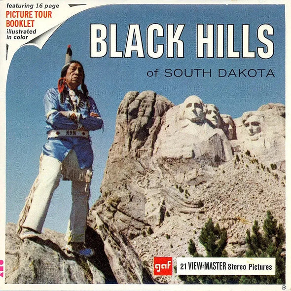 Black Hills of South Dakota - View-Master Vintage 3 Reel Packet - 1960s views - vintage - (A486-G1B) Packet 3dstereo 