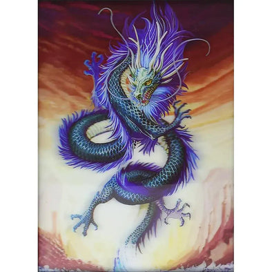 Blue Dragon - 3D Lenticular Poster - 12x16 - NEW Poster 3dstereo 