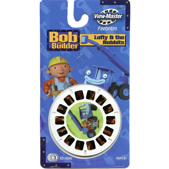 Bob the Builder - Lofty & the Rabbits - View-Master 3 Reel Set on Card - NEW - (VBP-0692)