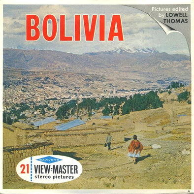 Bolivia - View-Master Vintage 3 Reel Packet 1960s views - (PKT-B082-S6A) Packet 3dstereo 