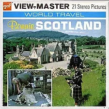 Bonnie Scotland - View-Master - Vintage - 3 Reel Packet - 1970s views - (PKT-B163-G3A) 3Dstereo 