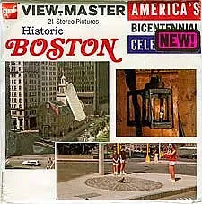 Boston (Historic) - View-Master - 3 Reel Packet - 1970s views - vintage - (A730-G3Am) 3Dstereo 