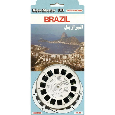 Brazil - View-Master 3 Reel Set on Card - NEW - (VBP-B065-EM) VBP 3dstereo 